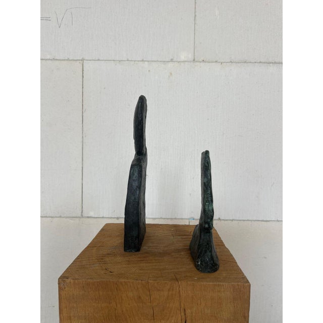 Filippa De Boer, Figurative Composition, 1980s, Bronze, Set of 2 For Sale - Image 14 of 15
