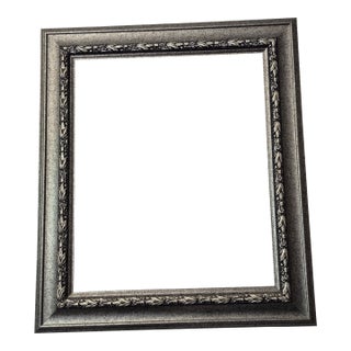 Contemporary Silver Embossed Frame 27"x30" For Sale
