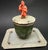1930s Art Deco Inkwell by Farmer With Jade and Carnelian For Sale - Image 4 of 5