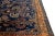Navy Blue Antique Persian Sarouk Farahan Handmade Allover Designed Navy Blue Wool Rug For Sale - Image 8 of 11