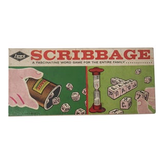 1963 Original Scribbage Word Game For Sale