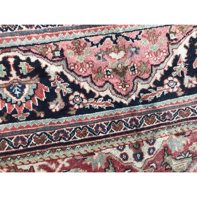 Large Antique Mahal Rug For Sale - Image 11 of 18
