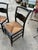 Up for consideration is a beautiful pair of black Italian rush chairs. These would look lovely in your home and they are a...
