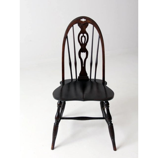 Vintage Windsor Splat Back Chair For Sale - Image 6 of 11