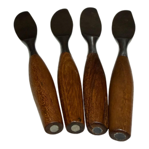1950s Dansk by Jens Quistgaard Mid-Century Modern Teak Steak Knives - Set of 4