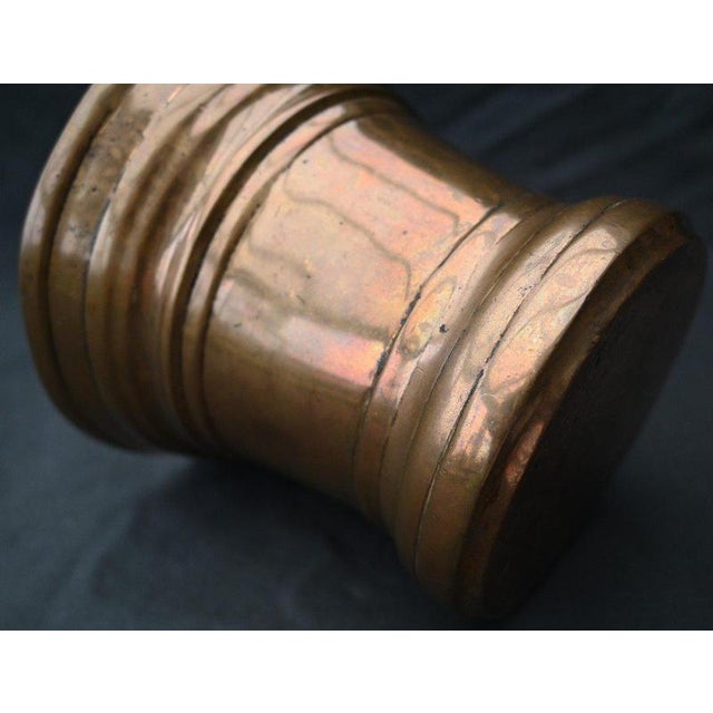 Brown 17th Century Bronze Mortar, Set of 2 For Sale - Image 8 of 10