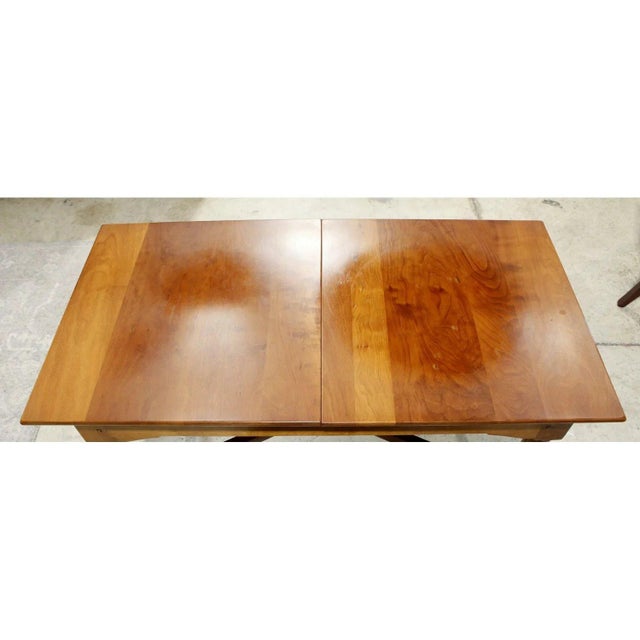 Leopold Stickley Colonial Style Serving Cart W/Tray - Cherry For Sale In Portland, OR - Image 6 of 8