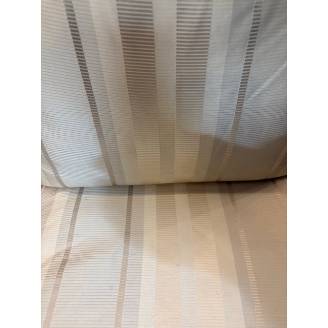 Vintage Slipper Chair W/ Silk Fabric For Sale In Boston - Image 6 of 6