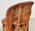 Vintage Mexican Southwest Equipale Leather and Cedar Wood Bar Stools, Pair For Sale - Image 10 of 12