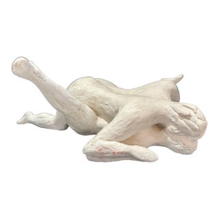 1960s Larry Mohr Plaster Erotic Couple Sculpture Signed From Artist Estate For Sale