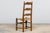 Antique French Provincial Ladder Back Walnut Dining Chairs W/ Rush Seats – Set of 6 For Sale - Image 15 of 18