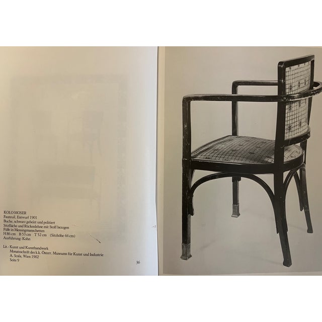 Art Nouveau Seating Group by Koloman Moser for Jacob & Josef Kohn, Vienna, Austria, 1902, Set of 3 For Sale - Image 10 of 18