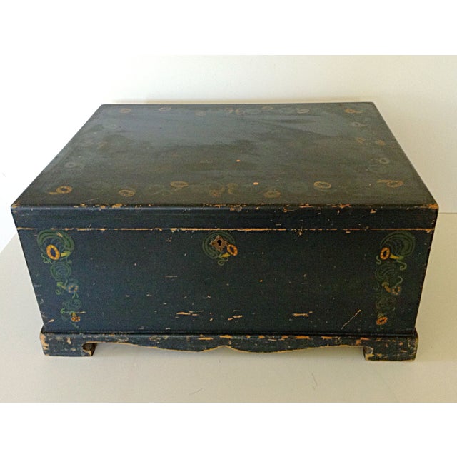 Painted Linen Chest Chairish