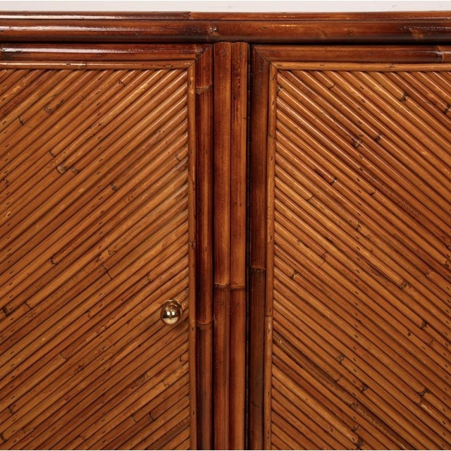 Southern Nurseries Rattan Sideboard from Vivai Del Sud, 1970 For Sale - Image 11 of 18