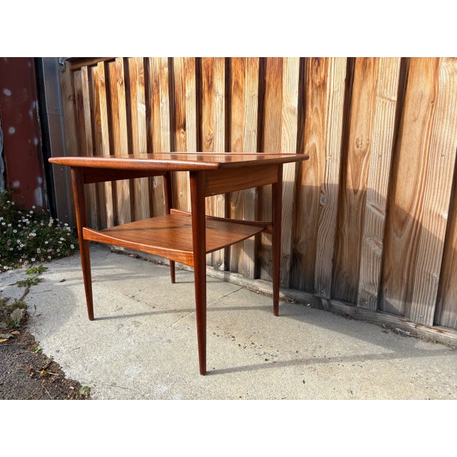 Scandinavian Teak Side Table, 1960s For Sale - Image 9 of 14