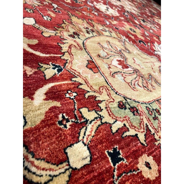 Fine Hand Knotted Agra 14'11'' X 25'5'' For Sale - Image 4 of 14