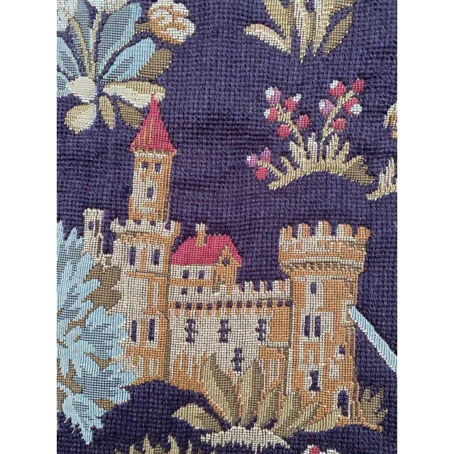 Vintage French Jaquar Tapestry For Sale - Image 12 of 18