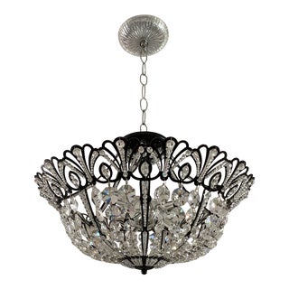 Schonbek Swarovski Crystal Chandelier For Sale