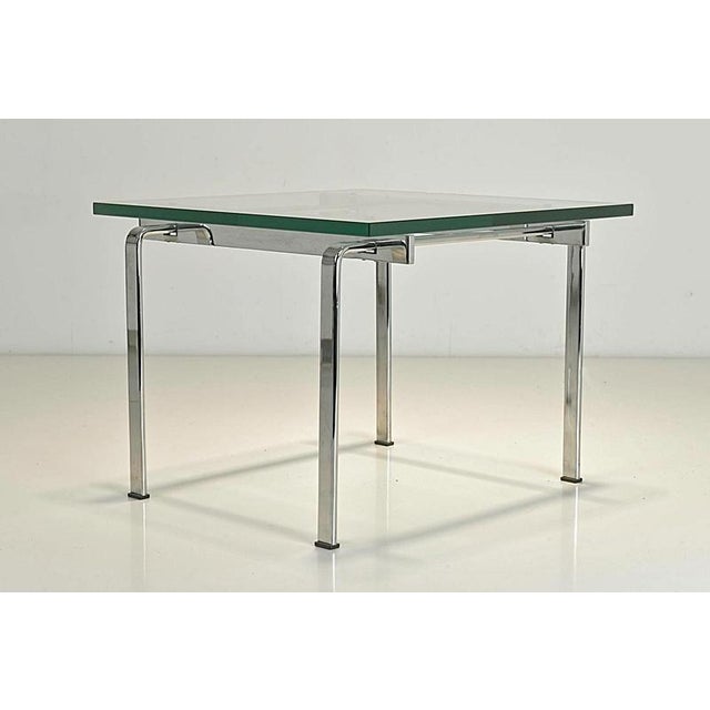 Steel and Glass Side Table by Preben Fabricius and Jørgen Kastholm for Kill International, Germany, 1968 For Sale - Image 5 of 10