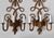 Vintage Italian Florentine Style Gold Finished Scrolling Arms Electric Wall Sconces- A Pair For Sale - Image 15 of 15