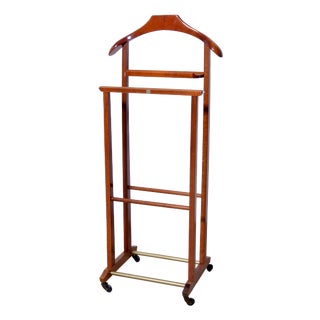 Wooden Valet Stand from Fratelli Reguitti, Italy, 1960s-1970s For Sale