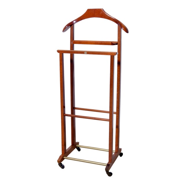 Wooden Valet Stand from Fratelli Reguitti, Italy, 1960s-1970s For Sale