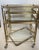 French Neoclassical Style Nesting Bar Carts With Glass Shelves, Maison Jansen For Sale In West Palm - Image 6 of 17