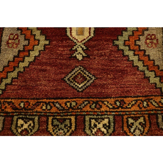 Vintage Turkish Yastik Rug - 01'10 X 03'02 For Sale - Image 4 of 8