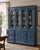 An exceptional breakfront china cabinet attributed to Karges Furniture, circa 1980s, showcasing the brand’s hallmark...