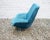 Blue French Plush Armchair, 1950s For Sale - Image 8 of 14