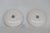 English Late 20th Century Churchill the Brook Blue White Dessert Plates Saucers 2pc Fine China Pair 4803b For Sale - Image 3 of 14