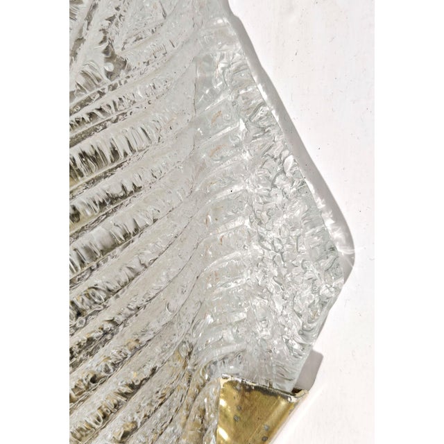 Mid-Century Modern Mid-Century Modern Murano Glass Wall Lamp from Barovier & Toso, Italy, 1960s For Sale - Image 3 of 16