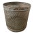 Vintage Reticulated Brass Cachepot With Verdigris Patina For Sale