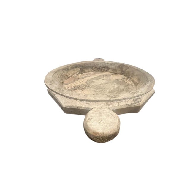 Vintage Wooden Parat Bowl For Sale - Image 4 of 5