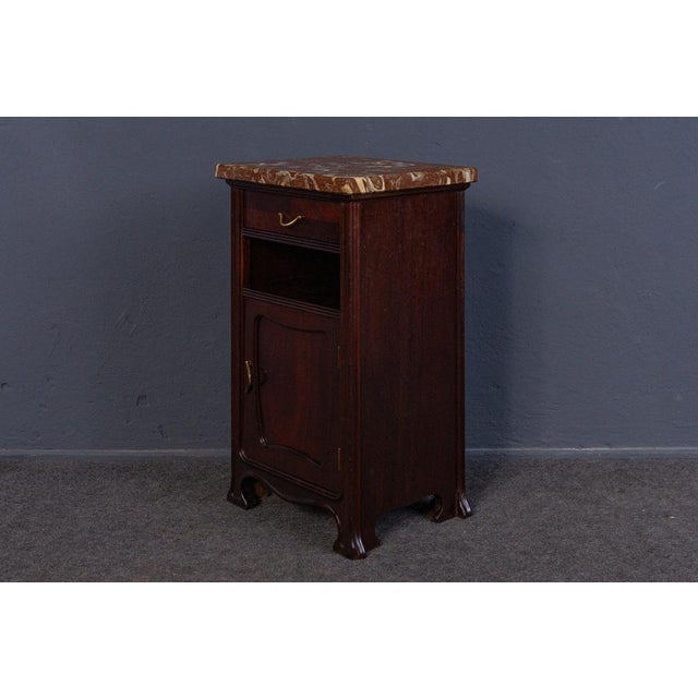Bedside Tables in Mahogany and Pine, Set of 2 For Sale - Image 5 of 18