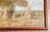 Tan 20th Century American Tonalist Fall Landscape With Corn Stalks by William Charles Stevens For Sale - Image 8 of 15