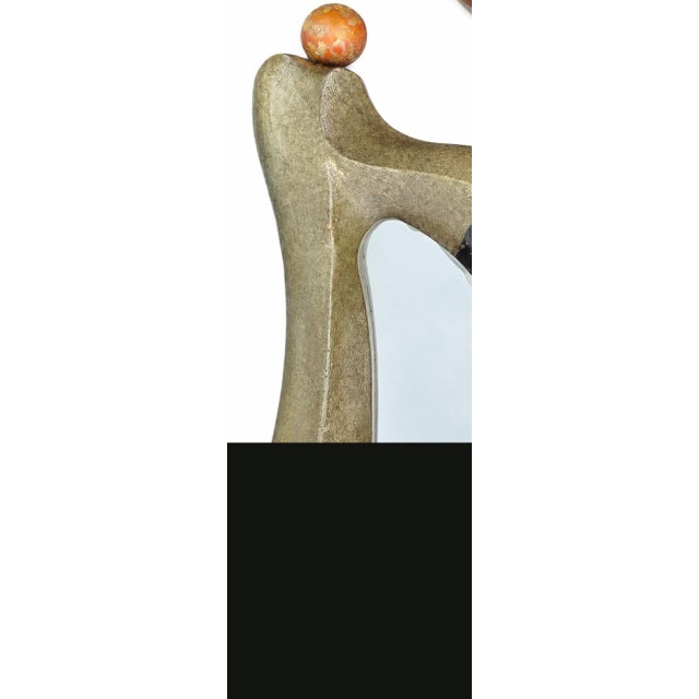 Vintage Post-Modern Memphis Style Monumental Wall Mirror Sculptural Asymmetrical For Sale - Image 13 of 18