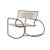 Not Yet Made - Made To Order Brown Jordan Walter Lamb Rocking Chair, Mica frame with Pebble fabric For Sale - Image 5 of 12
