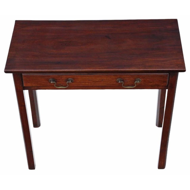 Antique Georgian Cuban Mahogany Writing Table, Late 18th Century For Sale - Image 5 of 9