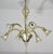 Italian Vintage Murano Glass Chandelier, Amber Color, Six Lights, 1950s Design For Sale - Image 3 of 11