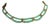 Emerald, Diamond and 22k Gold Choker Necklace For Sale