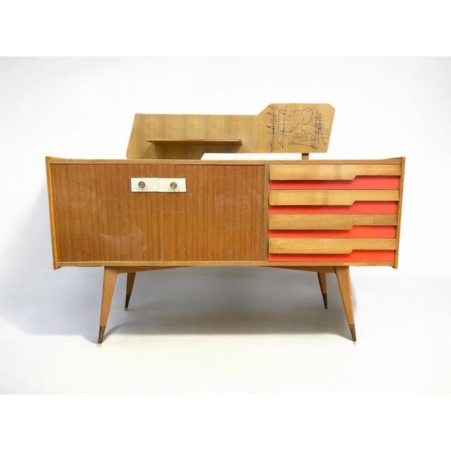 Mid-Century Modern Italian Sideboard by Gio Ponti, 1950s, in Good conditions. Designed 1950 to 1959 This piece is designed...