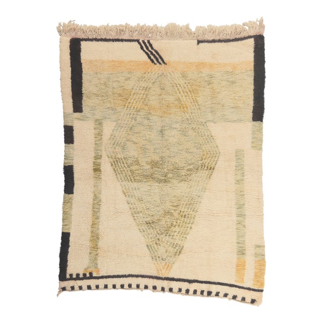 Contemporary Beni Mrirt Moroccan Rug, 07'01 X 09'00 For Sale