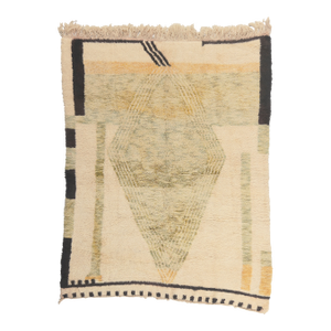 Contemporary Beni Mrirt Moroccan Rug, 07'01 X 09'00