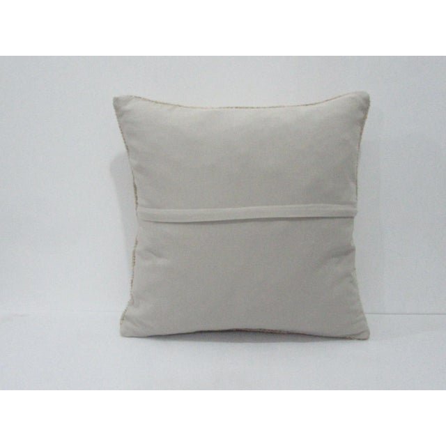 Traditional Ivory Decorative Pillow Cover For Sale - Image 3 of 4