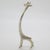 Vintage Italian Handmade Genuine Silver Giraffe Figurine, 1980s For Sale - Image 6 of 13