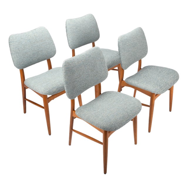 Dining Chairs by Hugo Troeds Bjärnum, 1950s, Set of 4 For Sale