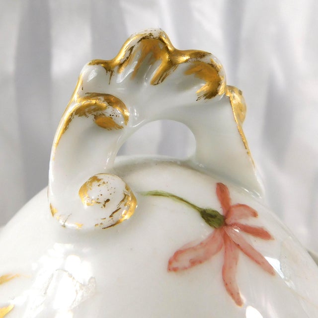 Contemporary Late 18th Century Dated Jean Pouyat Limoges Chocolate Pot Teapot For Sale - Image 3 of 15