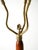 Wood Scandinavian 3-Armed Floor Lamp in Teak and Brass, 1950s For Sale - Image 7 of 16