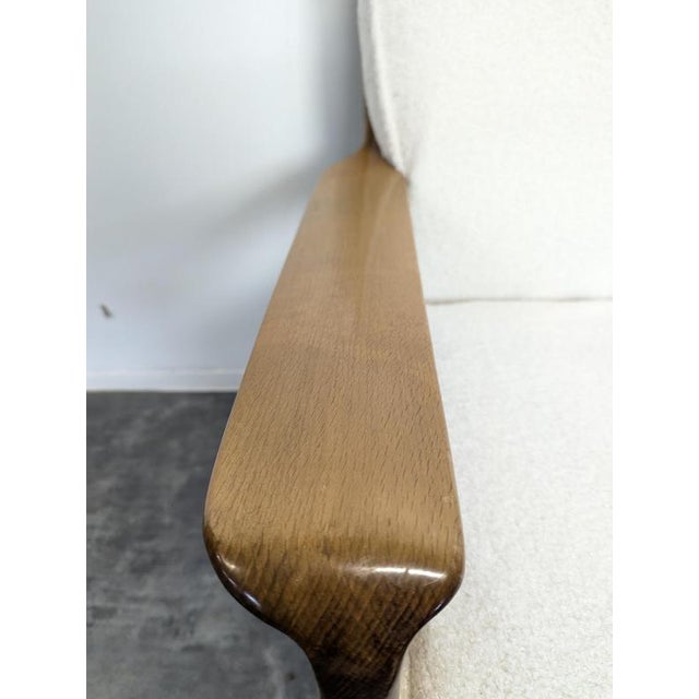 Set of Danish Armchairs in French Terry Fabric For Sale - Image 6 of 7